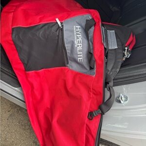 Hyperlite Red and Black Storage Bag